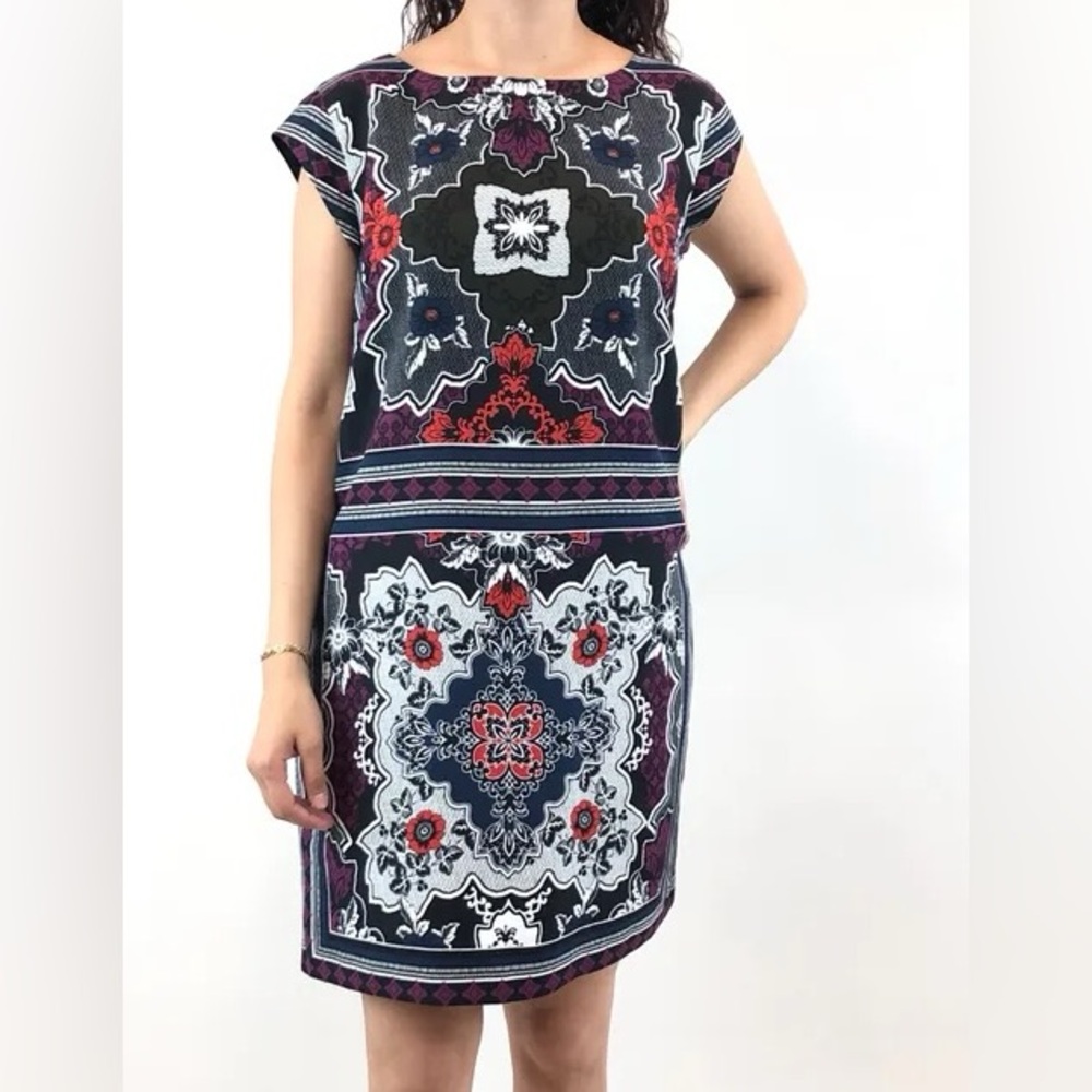 Banana Republic Women's Floral Patterned Mini Dress - size 2